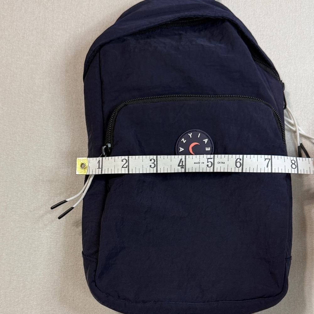 Stylish Navy Crossbody Bag with Logo - Picture 3 of 10